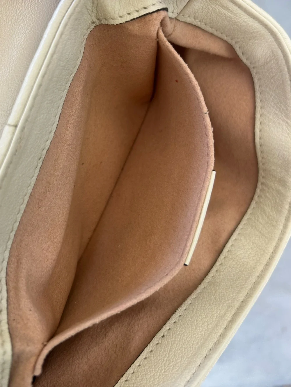 Navy Gucci Marmont Chain Shoulder Bag